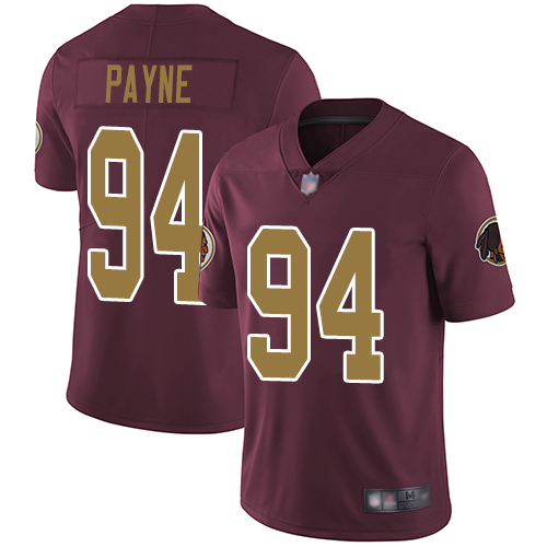 Washington Commanders #94 Da'Ron Payne Burgundy Red Alternate Men's Stitched Vapor Untouchable Limited Jersey Men's