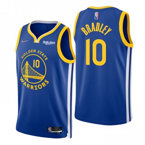 Golden State Warriors #10 Avery Bradley Royal Mens 2021-22 75th Anniversary Diamond Swingman Jersey - Icon Edition Mens