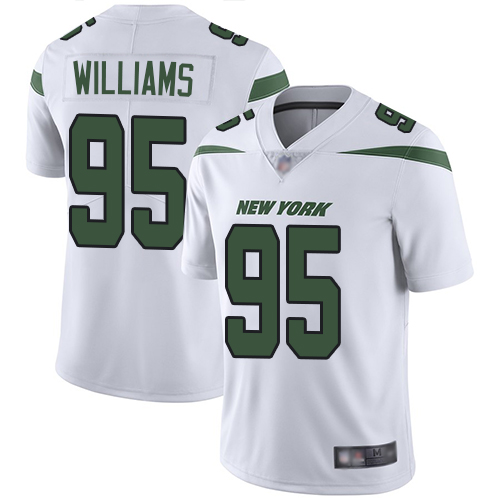 New York Jets #95 Quinnen Williams White Men's Stitched Vapor Untouchable Limited Jersey Men's