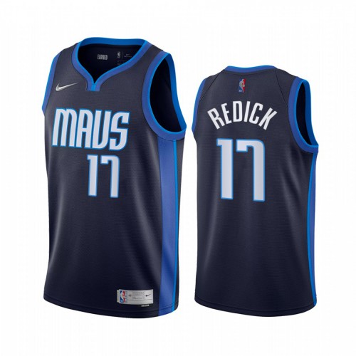 Dallas Dallas Mavericks #17 JJ Redick Navy Youth Swingman 2020-21 Earned Edition Jersey Youth
