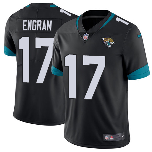 Jaguars #17 Evan Engram Black Team Color Men's Stitched Vapor Untouchable Limited Jersey