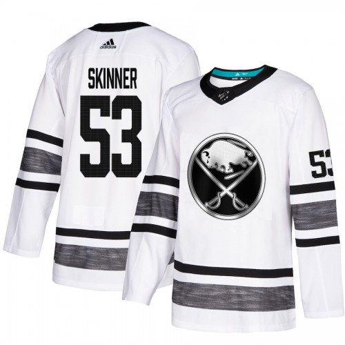 Adidas Buffalo Sabres #53 Jeff Skinner White Authentic 2019 All-Star Stitched Jersey Men's