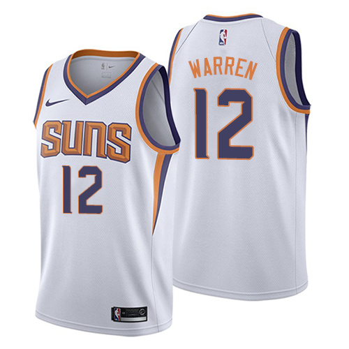 Phoenix Suns #12 T.J. Warren White Youth Swingman Association Edition Jersey Youth