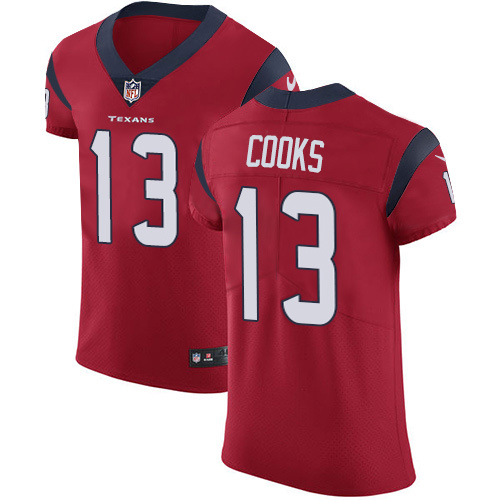Texans #13 Brandin Cooks Red Alternate Men's Stitched New Elite Jersey