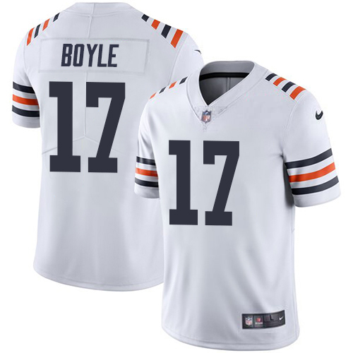 Bears #17 Tim Boyle White Youth 2019 Alternate Classic Stitched Vapor Untouchable Limited Jersey
