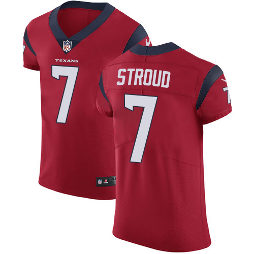 Texans #7 C.J. Stroud Red Alternate Men's Stitched New Elite Jersey