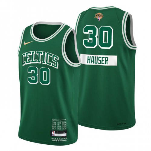 Boston Boston Celtics #30 Sam Hauser Green Youth 2022 Finals Swingman City Edition Jersey Youth