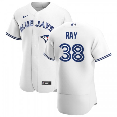 Toronto Toronto Blue Jays #38 Robbie Ray Men's White Home 2020 Authentic Player Jersey Men's