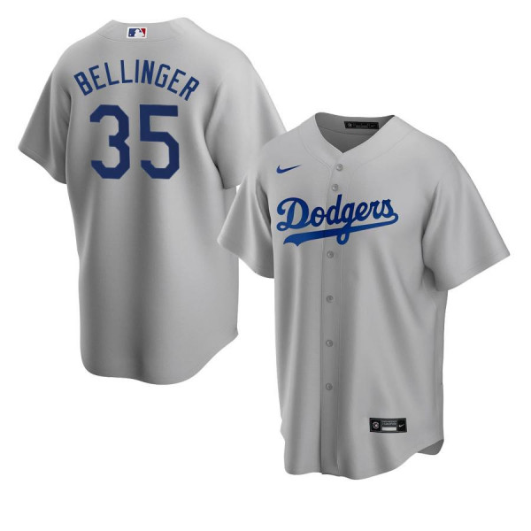 Men's Youth Women's Los Angeles Dodgers 35 Replica Gray Alternate 2020 Cody Bellinger Jersey
