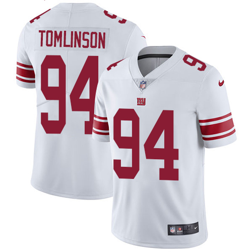 New York Giants #94 Dalvin Tomlinson White Men's Stitched Vapor Untouchable Limited Jersey Men's