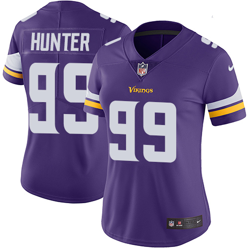 Vikings #99 Danielle Hunter Purple Team Color Women's Stitched Vapor Untouchable Limited Jersey