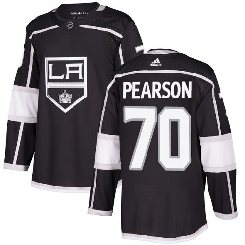 Adidas Los Angeles Kings #70 Tanner Pearson Black Home Authentic Stitched Jersey Men's