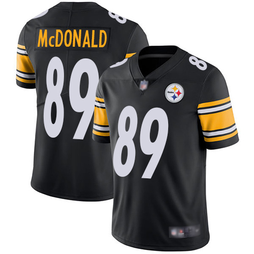 Pittsburgh Steelers #89 Vance McDonald Black Team Color Men's Stitched Vapor Untouchable Limited Jersey Men's