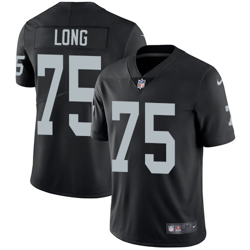 Las Vegas Raiders #75 Howie Long Black Team Color Men's Stitched Vapor Untouchable Limited Jersey Men's