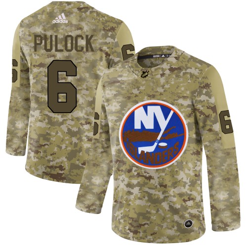 Adidas New York Islanders #6 Ryan Pulock Camo Authentic Stitched Jersey Men's