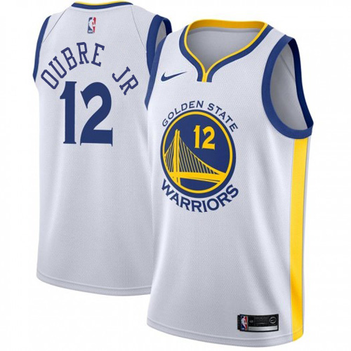 Golden State Warriors #12 Kelly Oubre Jr White Youth Swingman Association Edition 2019/2020 Jersey Youth