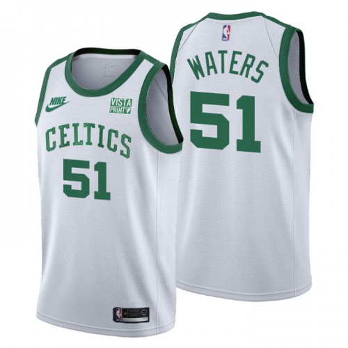 Boston Boston Celtics #51 Tremont Waters Mens Releases Classic Edition 75th Anniversary Jersey White Mens