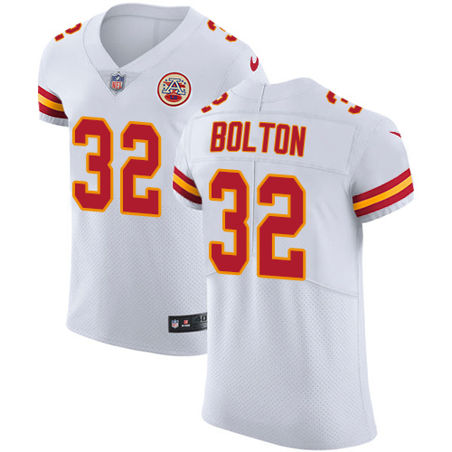 Chiefs #32 Nick Bolton White Men's Stitched Vapor Untouchable Elite Jersey