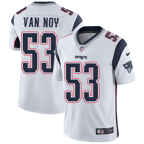 New England Patriots #53 Kyle Van Noy White Men's Stitched Vapor Untouchable Limited Jersey Men's