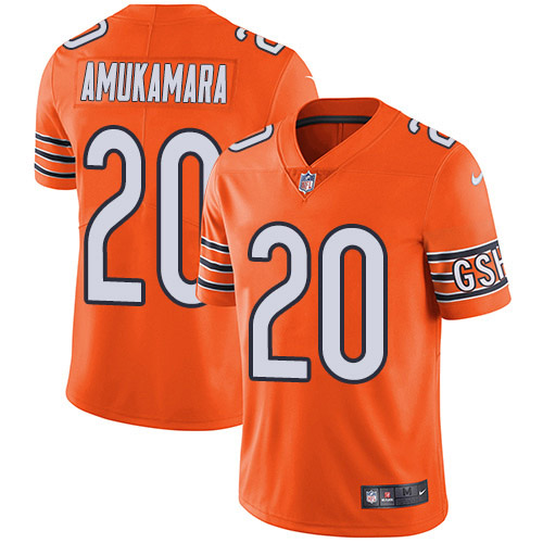 Chicago Bears #20 Prince Amukamara Orange Men's Stitched Limited Rush Jersey Men's