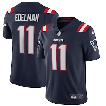 New England Patriots #11 Julian Edelman Men's Navy 2020 Vapor Limited Jersey