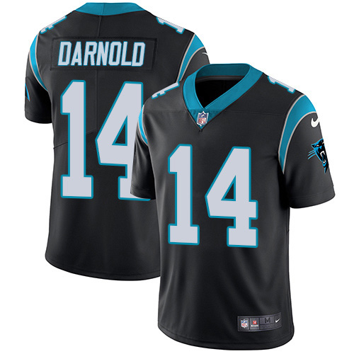 Panthers #14 Sam Darnold Black Team Color Youth Stitched Vapor Untouchable Limited Jersey