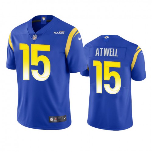 Los Angeles Los Angeles Rams #15 Tutu Atwell Men's Vapor Limited Jersey - Royal Men's