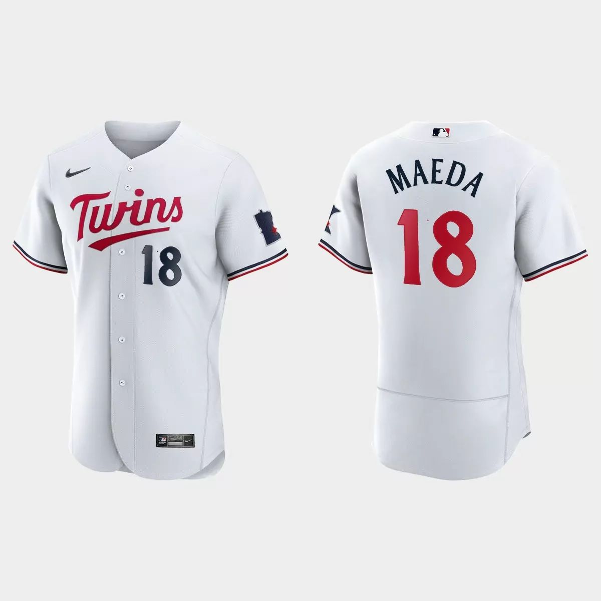 Minnesota Twins #18 Kenta Maeda Men's 2023 Authentic Jersey - White