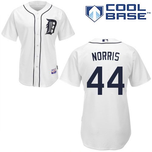 Detroit Tigers #44 Daniel Norris White Cool Base Stitched Jersey Men's