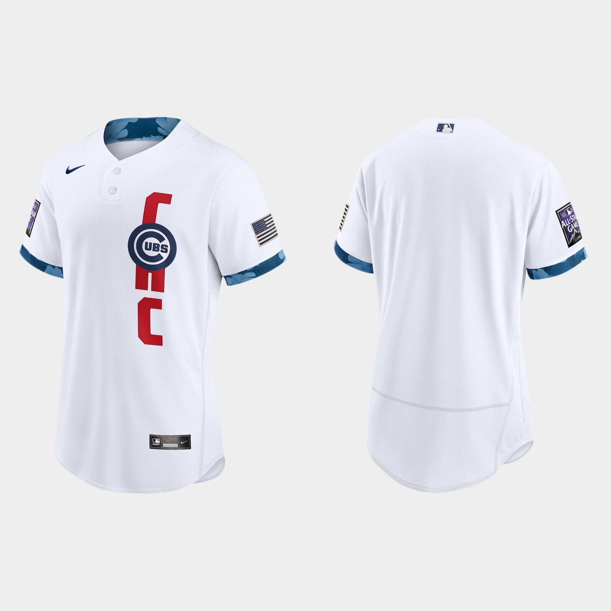 Chicago Cubs 2021 All Star Game Authentic White Jersey