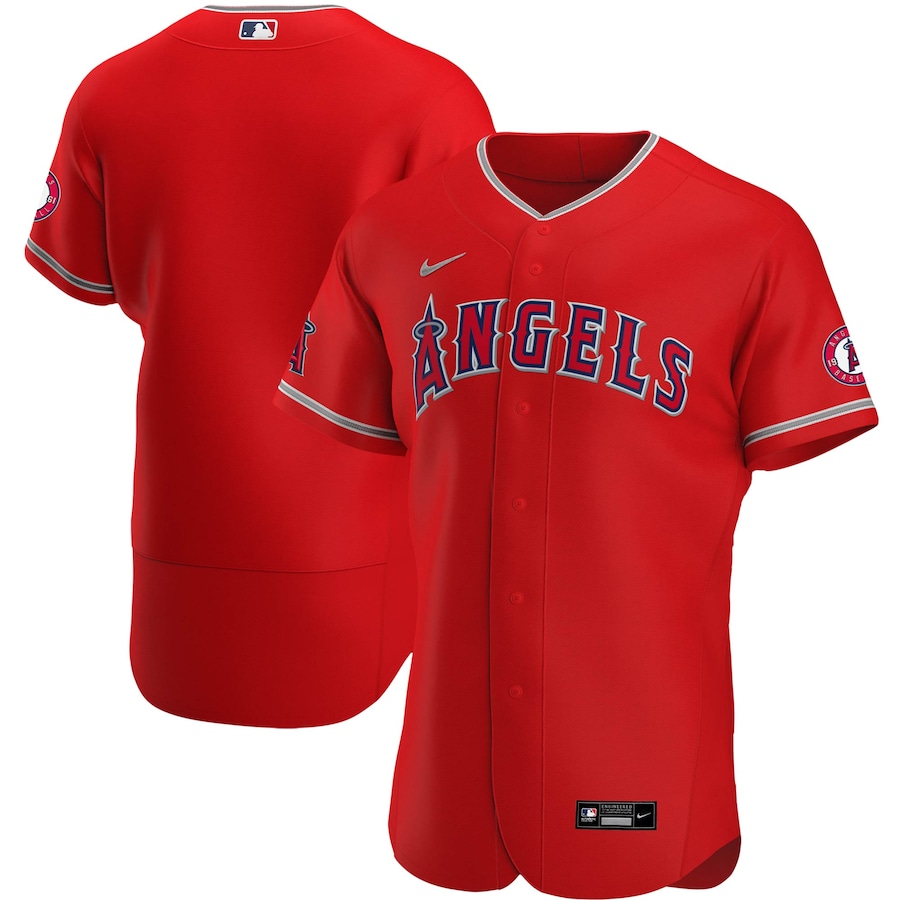Los Angeles Angels Red Alternate 2020 Authentic Team Jersey