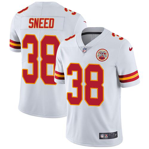 Chiefs #38 L'Jarius Sneed White Youth Stitched Vapor Untouchable Limited Jersey