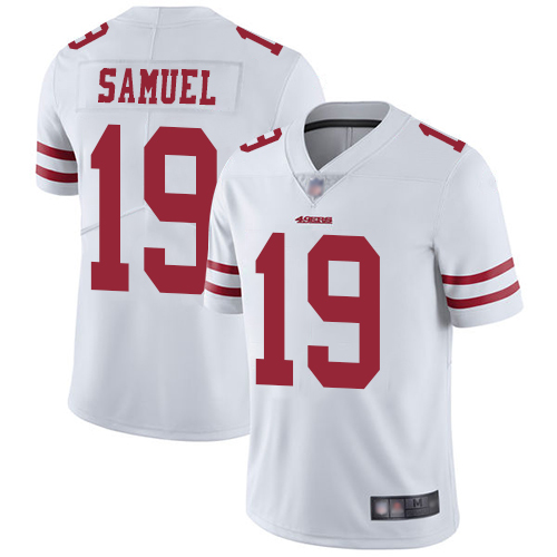 49ers #19 Deebo Samuel White Men's Stitched Vapor Untouchable Limited Jersey