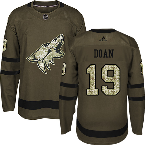 Adidas Arizona Coyotes #19 Shane Doan Green Salute to Service Stitched Jersey Men's