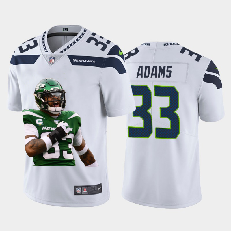Seattle Seahawks #33 Jamal Adams Team Hero Vapor Limited 100 Jersey White