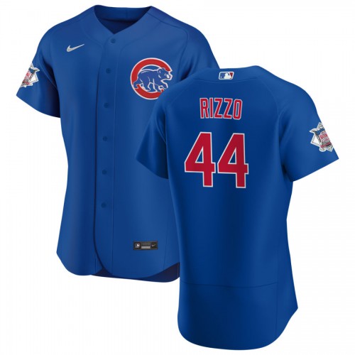Chicago Chicago Cubs #44 Anthony Rizzo Men's Royal Alternate 2020 Authentic Player Jersey Men's