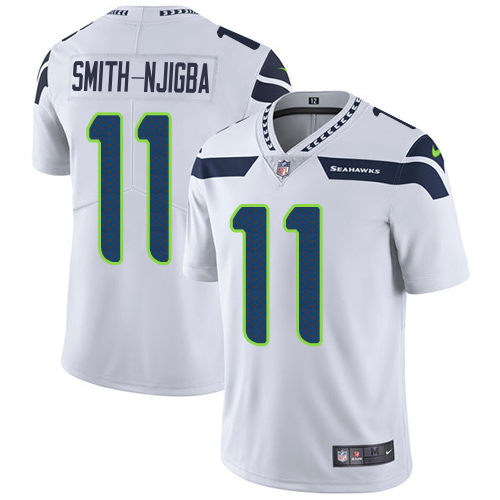 Seahawks #11 Jaxon Smith-Njigba White Men's Stitched Vapor Untouchable Limited Jersey