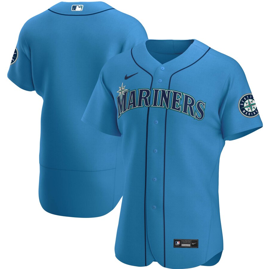 Seattle Mariners Men's Royal Alternate 2020 Authentic Official Team Jersey