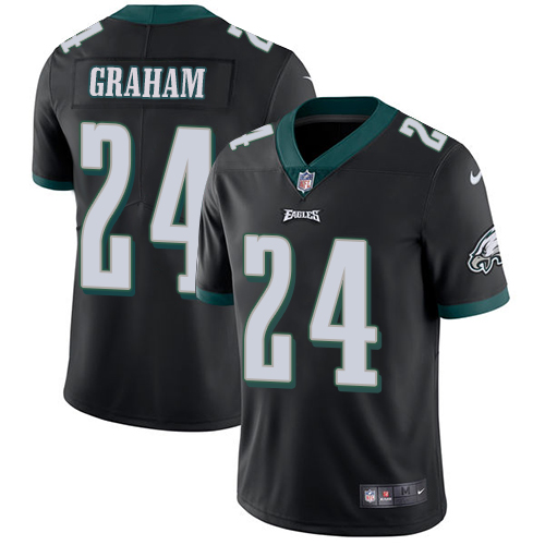 Philadelphia Eagles #24 Corey Graham Black Alternate Men's Stitched Vapor Untouchable Limited Jersey Men's
