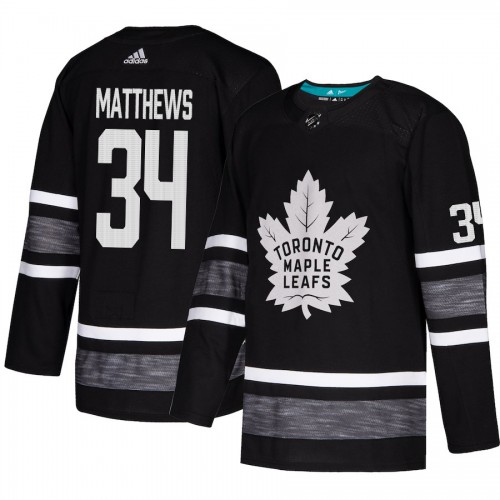 Adidas Maple Toronto Maple Leafs #34 Auston Matthews Black Authentic 2019 All-Star Stitched Youth Jersey Youth