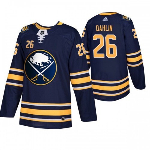 Buffalo Buffalo Sabres #26 Rasmus Dahlin Men's Navy 50th Anniversary Home Authentic Jersey Men's