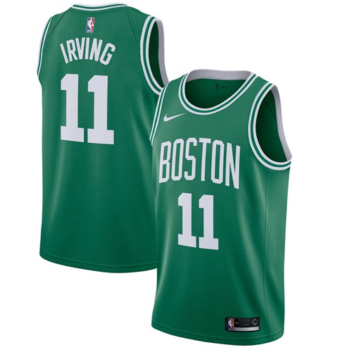 Boston Celtics #11 Kyrie Irving Green Swingman Icon Edition Jersey Mens