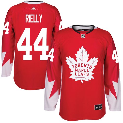 Adidas Maple Toronto Maple Leafs #44 Morgan Rielly Red Team Canada Authentic Stitched Jersey Men's