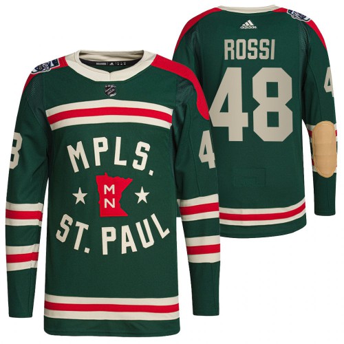 Minnesota Minnesota Wild #48 Marco Rossi Men's Adidas 2022 Winter Classic Authentic Jersey Men's