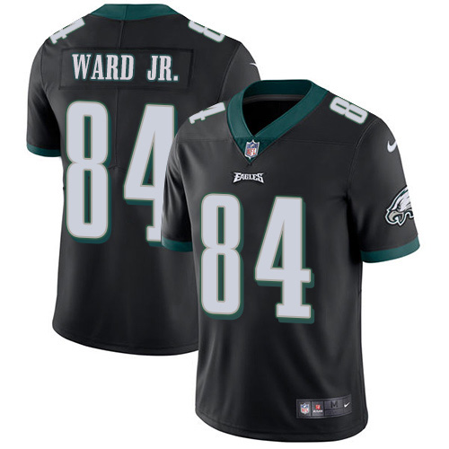 Philadelphia Eagles #84 Greg Ward Jr. Black Alternate Youth Stitched Vapor Untouchable Limited Jersey Youth
