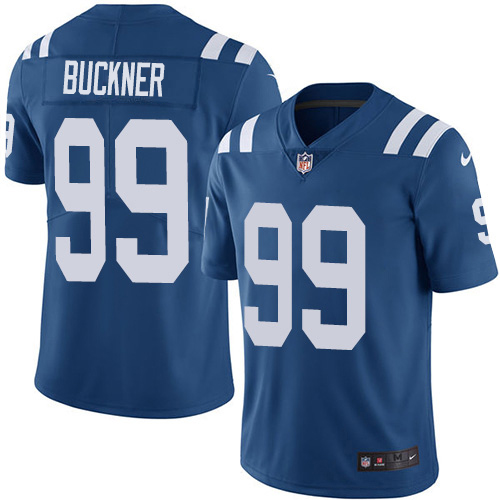 Indianapolis Colts #99 DeForest Buckner Royal Blue Team Color Men's Stitched Vapor Untouchable Limited Jersey Men's