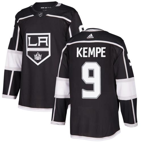 Adidas Los Angeles Kings #9 Adrian Kempe Black Home Authentic Stitched Youth Jersey Youth