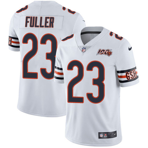 Chicago Bears #23 Kyle Fuller White Men's 100th Season Stitched Vapor Untouchable Limited Jersey Men's