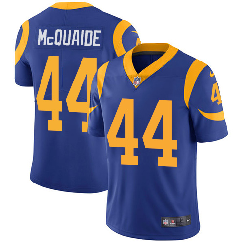 Los Angeles Rams #44 Jacob McQuaide Royal Blue Alternate Youth Stitched Vapor Untouchable Limited Jersey Youth