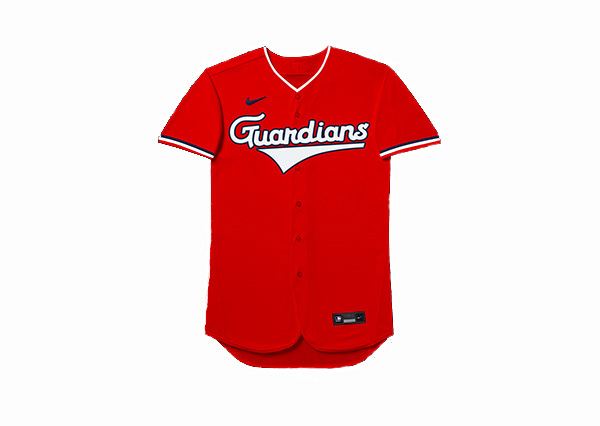Cleveland Guardians Men's Red Alternate 2021 Authentic Official Team Jersey